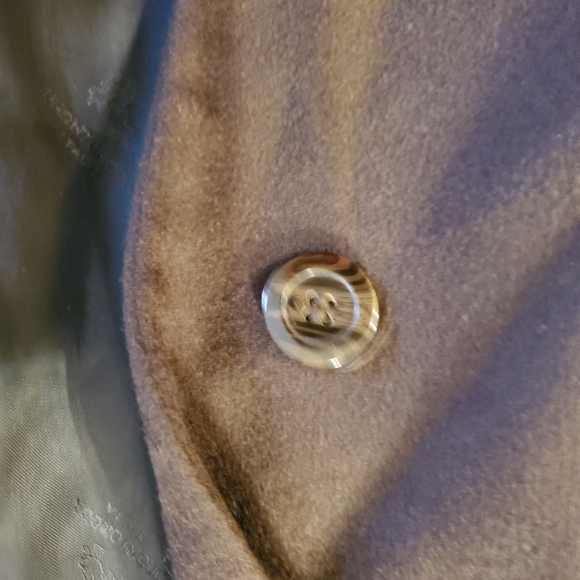 PRONTOMODA MEN'S SINGLE BREASTED FULL LENGTH TOP COAT CASHMERE LAMB WOOL SIZE 48 - Picture 14 of 16